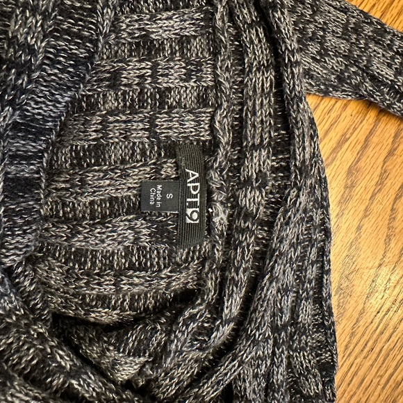 Charcoal and Sparkling Silver Sweater - Picture 3 of 3